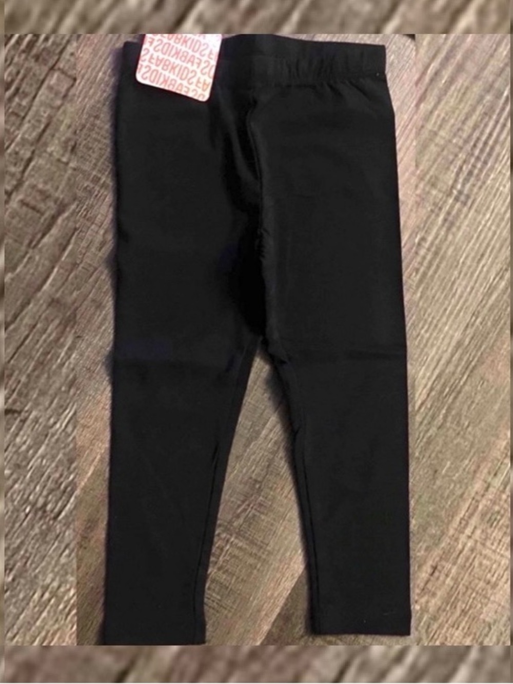 New Baby & Toddler Girls Size 4T Soft Black Fabkids Leggings